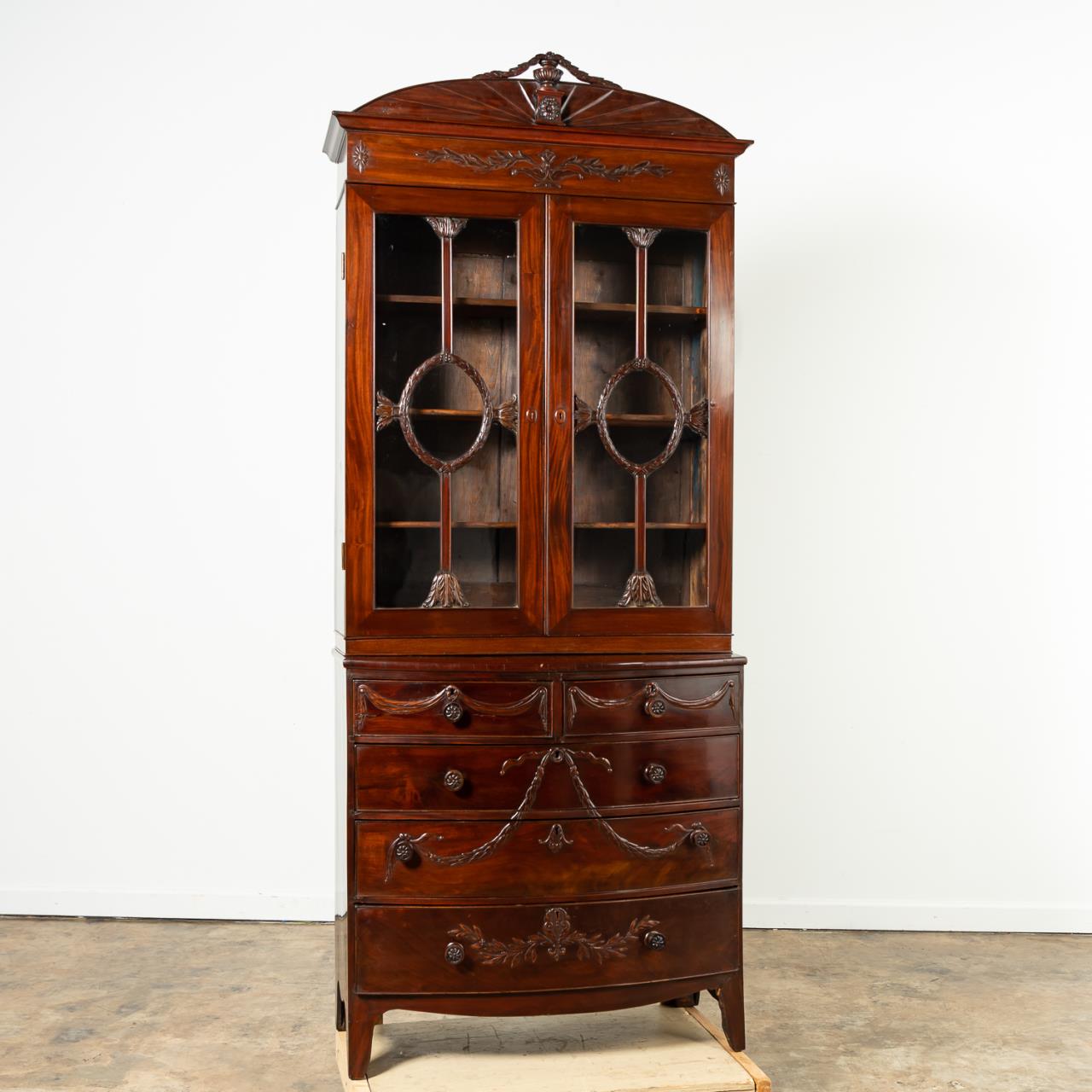 19TH C. HEPPLEWHITE STYLE MAHOGANY