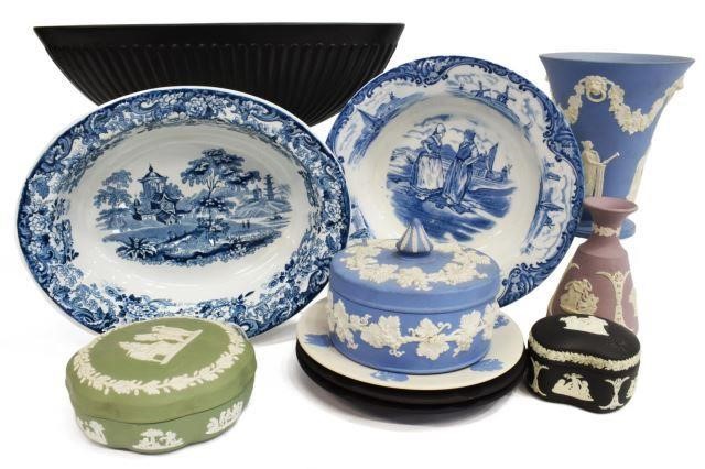 (11) ENGLISH WEDGWOOD JASPERWARE