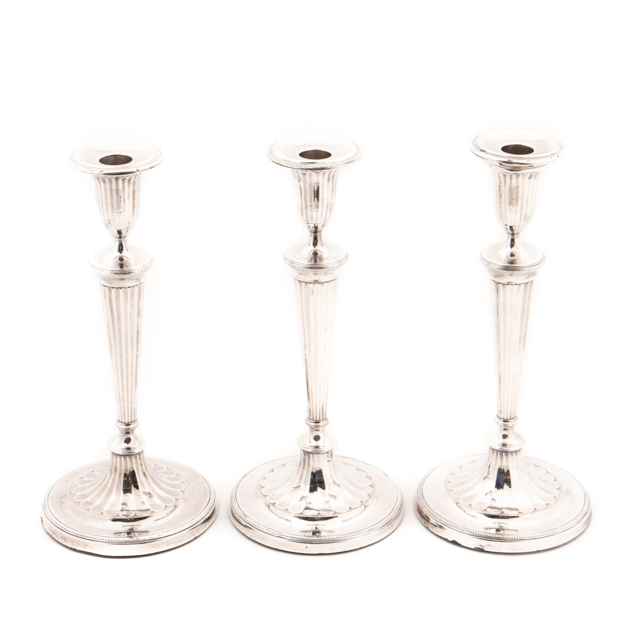 SET OF 3, OLD SHEFFIELD SILVER