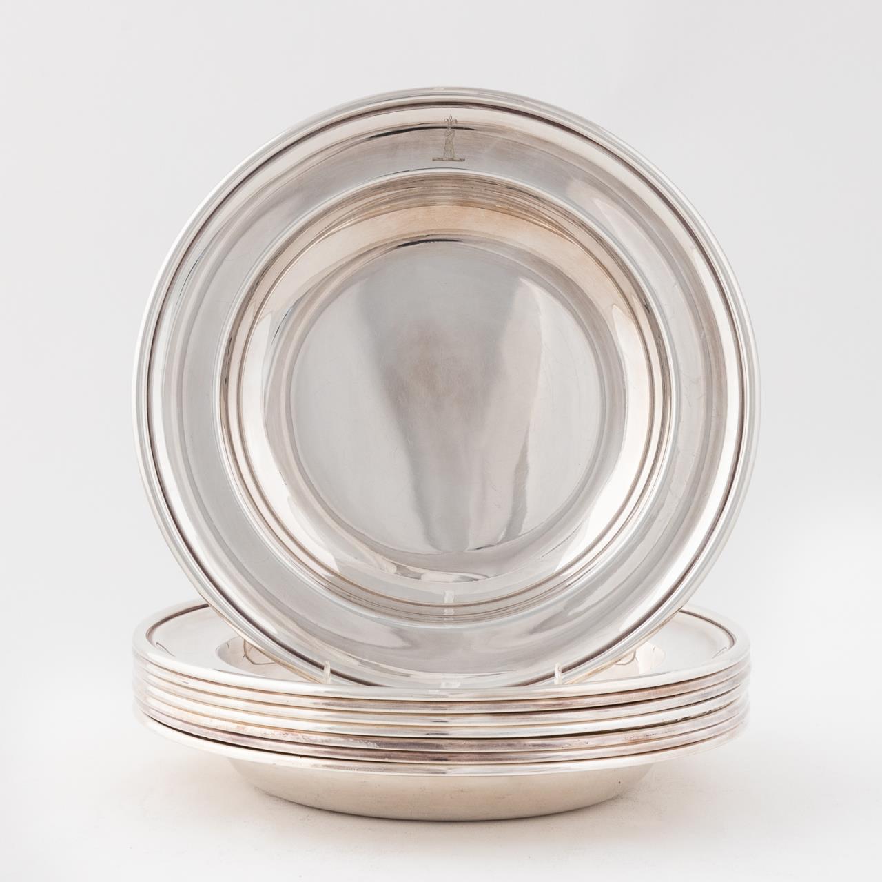 8 PCS, MAPPIN & WEBB SILVERPLATE