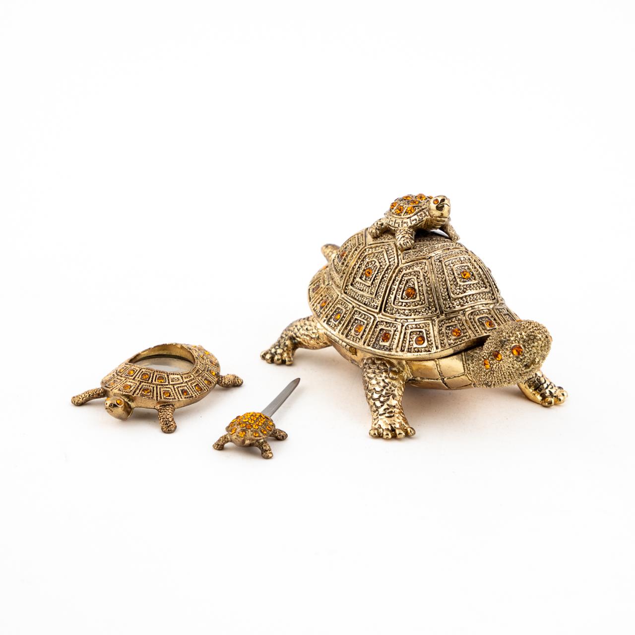 JAY STRONGWATER STYLE 3PC TURTLE-FORM