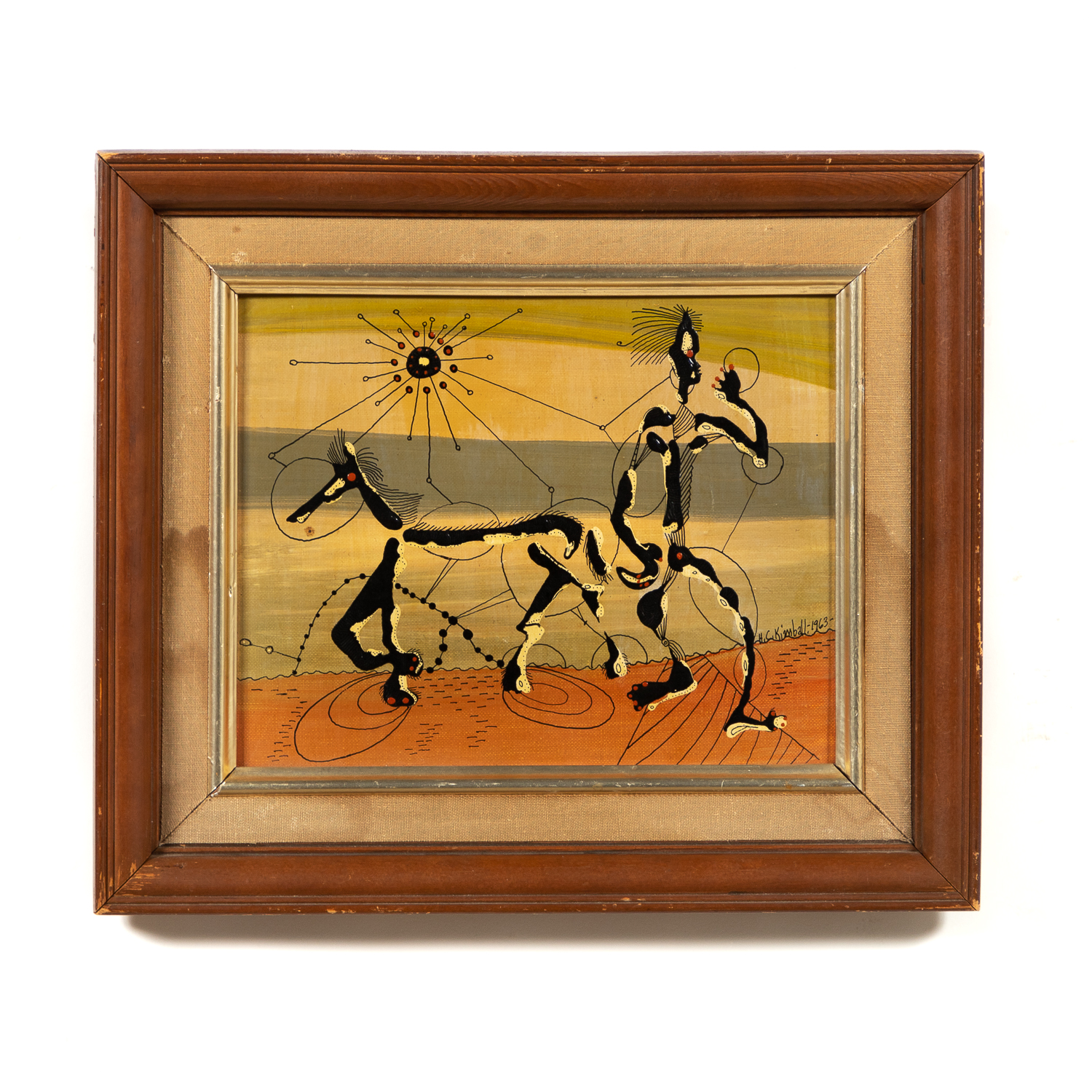 HAROLD KIMBALL 1963 MCM DALI STYLE 35c9f2