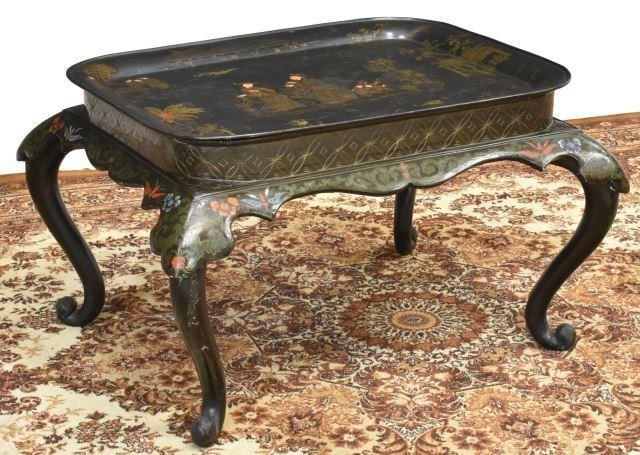 CHINOISERIE TRAY-TOP LACQUERED