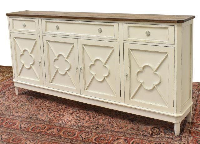 FRENCH STYLE WHITE PAINTED SIDEBOARDFrench 35ca5e