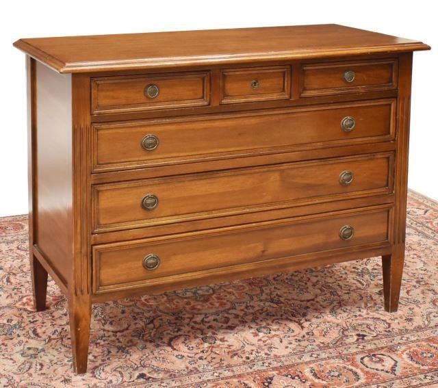 LOUIS XVI STYLE FRUITWOOD SIX-DRAWER