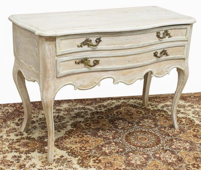 CONTINENTAL WHITEWASHED TWO-DRAWER