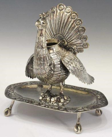 SPANISH COLONIAL STYLE SILVER BIRD FORM 35ca7d
