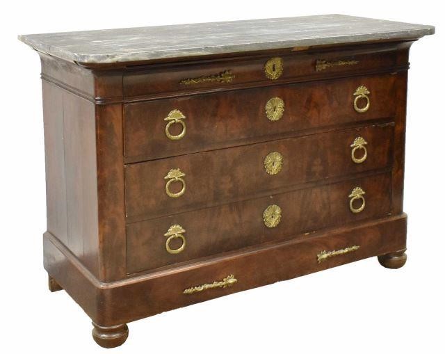 FRENCH EMPIRE STYLE MARBLE TOP 35caa4