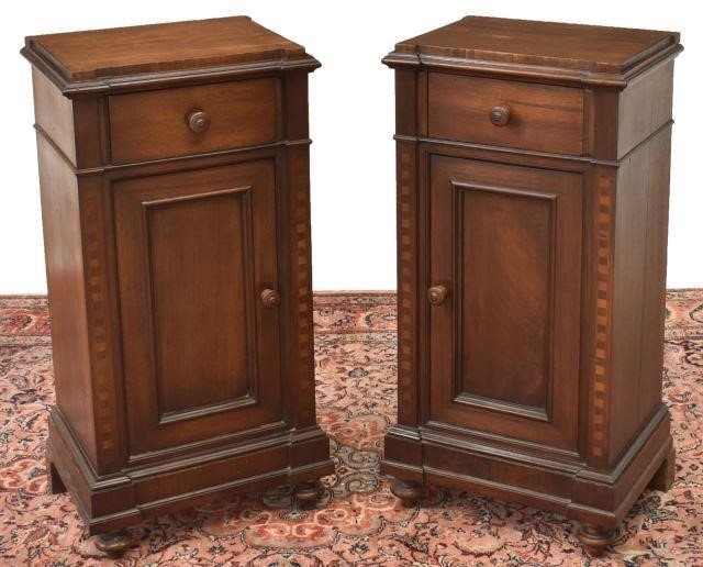  2 LOUIS PHILIPPE PERIOD MAHOGANY 35cab1