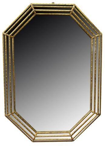 FRENCH DOUBLE-FRAMED GILTWOOD MIRRORFrench