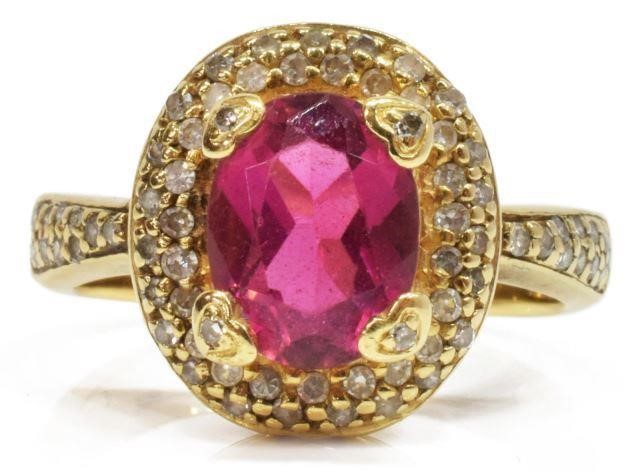 ESTATE 14KT YG DIAMOND PINK 35cb76