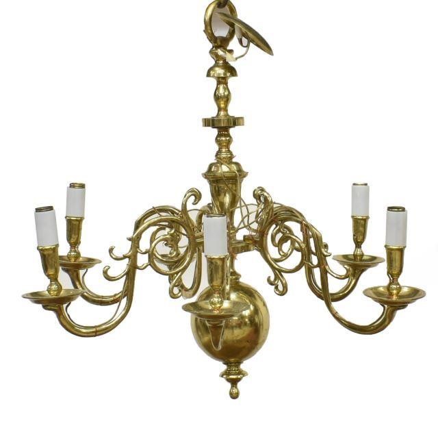 DUTCH BRASS ELECTRIFIED CANDLE