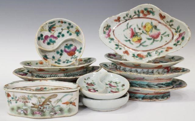  11 CHINESE FAMILLE ROSE PORCELAIN 35cba7