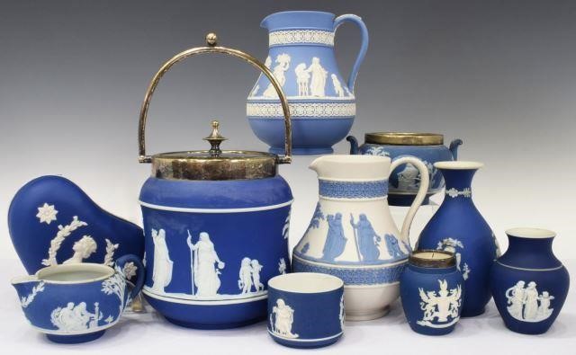 (10) ENGLISH WEDGWOOD JASPERWARE