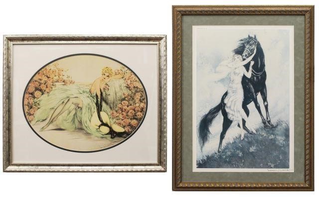 (2) FRAMED ART DECO STYLE PRINTS