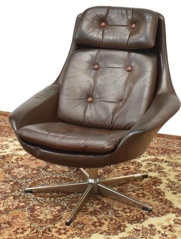 DANISH MID CENTURY MODERN SWIVEL 35ccac