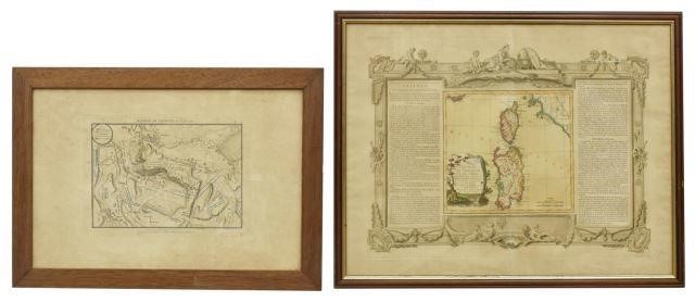 2) FRENCH 18TH C MAPS JEMMAPES,