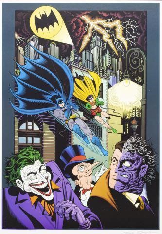 DICK SPRANG SIGNED BATMAN & ROBIN