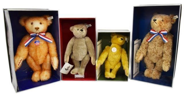 (4) GERMAN STEIFF LIMITED BOXED MOHAIR