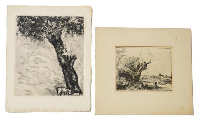  2 ETCHINGS AFTER MARC CHAGALL 35ceb8