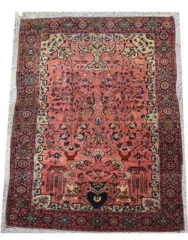 HAND-TIED PERSIAN RUG, 6'5" X 4'2"Hand-tied