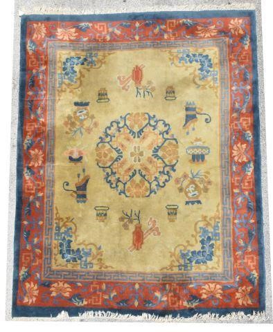HAND-TIED CHINESE RUG, 10'0" X