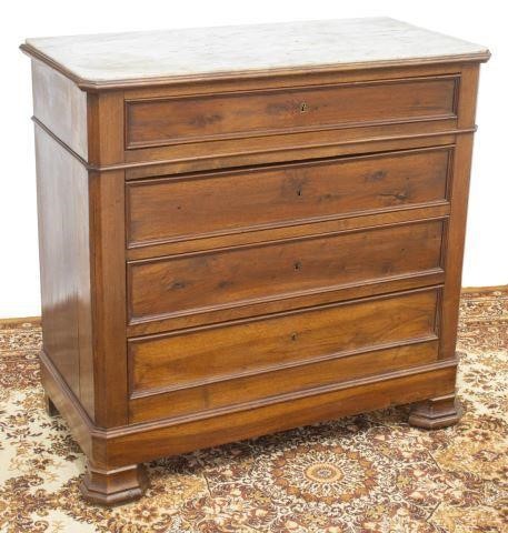 FRENCH LOUIS PHILIPPE MARBLE TOP 35cf14