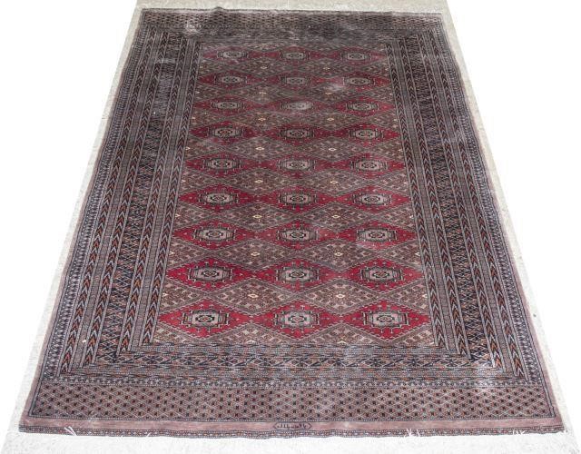 SIGNED HAND TIED RUG 7 7 5 X 35cf41