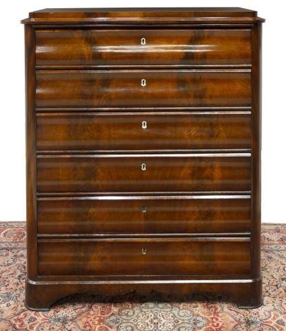 DANISH MAHOGANY SIX DRAWER TALL 35cf4f