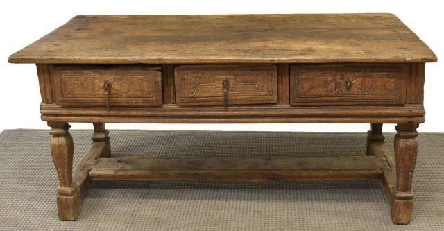 LARGE SPANISH BAROQUE CONSOLE TABLELarge 35cf5f