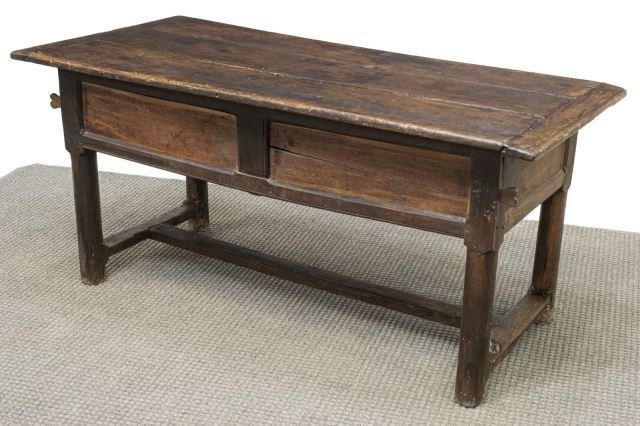 FRENCH OAK PLANK-TOP FARMHOUSE