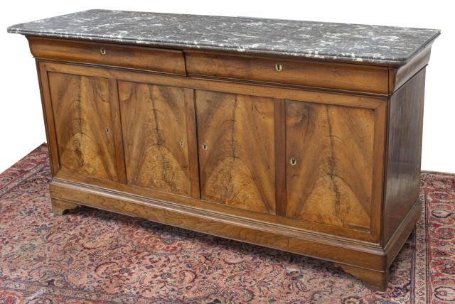 FRENCH LOUIS PHILIPPE MARBLE-TOP