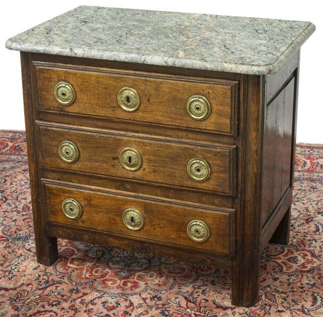 PETITE LOUIS XIV STYLE MARBLE-TOP