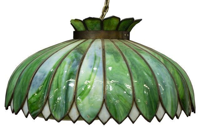 AMERICAN SLAG GLASS 4-LIGHT HANGING