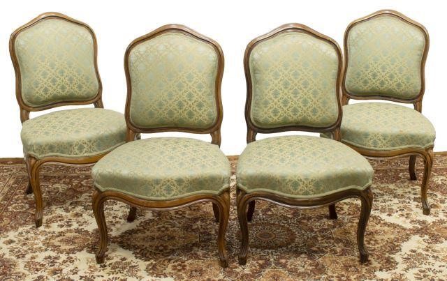  4 LOUIS XV STYLE UPHOLSTERED 35d009