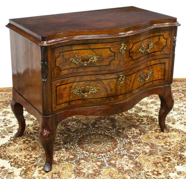 CONTINENTAL SERPENTINE TWO DRAWER 35d004