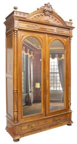 FRENCH HENRI II STYLE MIRRORED 35d018