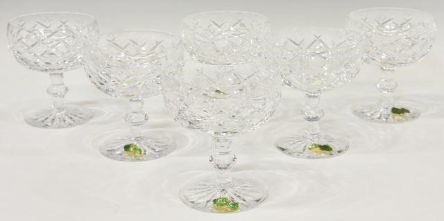 (6) WATERFORD 'DONEGAL' CUT CRYSTAL