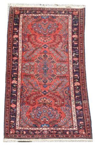 HAND TIED PERSIAN RUG 6 7 X 3 5 Hand tied 35d048