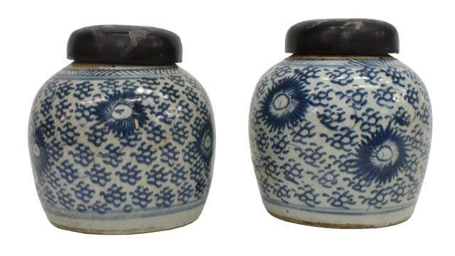 (2) CHINESE BLUE & WHITE PORCELAIN