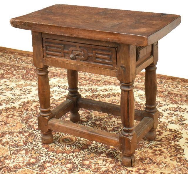 SPANISH BAROQUE STYLE SIDE TABLE  35d071