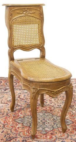 FRENCH LOUIS XV STYLE CANE COMMODE