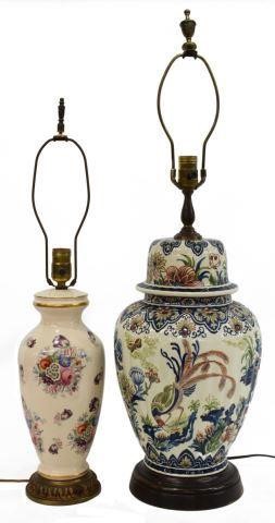  2 TABLE LAMPS FASHIONED FROM 35d089