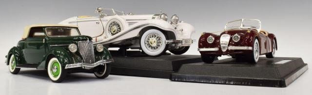 (3) MERCEDES, JAGUAR, FORD CABRIOLET