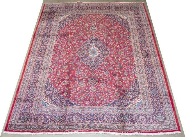 HAND TIED PERSIAN KASHAN RUG 12 11  35d0e7