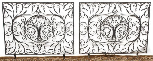  2 FRENCH ARCHITECTURAL WROUGHT 35d0e3