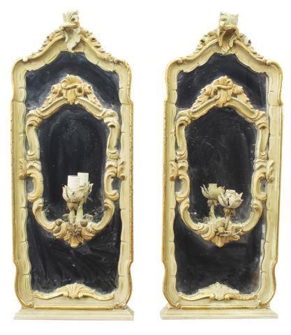  2 VENETIAN PARCEL GILT MIRRORED 35d0ec