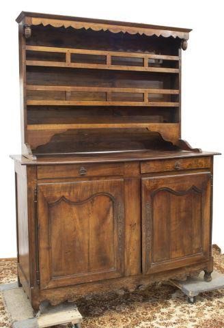 FRENCH PROVINCIAL MIXED WOOD VAISSELIER  35d182