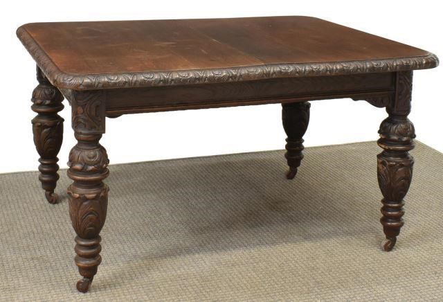 FRENCH HENRI II STYLE CARVED OAK 35d1c6