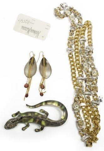 (3) ALEXIS BITTAR LUCITE SALAMANDER